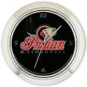 Indian Motorcycles - 10" Chrome Wall Clock