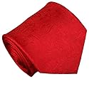 Paul Malone Krawatte 100% Seide rot paisley schwere Qualität