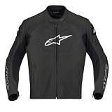 Alpinestars Mens GP-R Perforated Leather Motorcycle Jacket Black 58 3101611-10-58 by ALPINESTARS