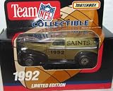 New Orleans Saints 1992 NFL Diecast Sedan 1:63 Scale Collectible Limited Edition Football Team Car By White Rose Matchbox