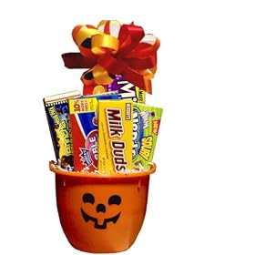 Trick or Treat Halloween Pumpkin Gift Basket
