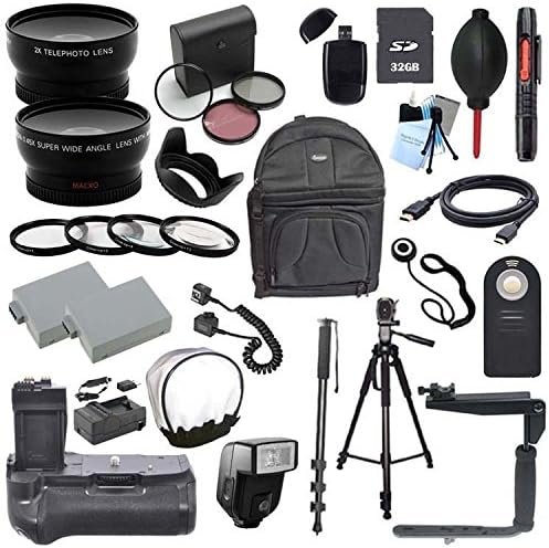 Deluxe 58mm 24 Piece Accessory Bundle for Canon T2I Digital SLR Camera (Fits 18-55MM, EF50MM EF75-300MM,EF-S 55-250MM)