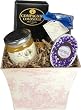 Violets and Lavender Gourmet Flavorings French Treats Gift Basket