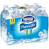 Nestl&eacute; Pure Life Purified Water, 16.9-ounce plastic bottles, 12 Count
