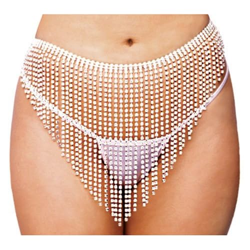 Sexy body jewelry: Gold Digger - Rhinestone Belt