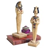 Classic Ancient Egyptian King Tut Queen Isis Collection Statues Sculpture Fig...