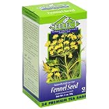 Seelect Tea, Tea Bags, Fennel Seed, 16-Count Boxes (Pack of 6)