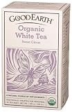Good Earth Organic White Tea Sweet Citrus, White Tea With Organic Natural Flavors, 18 Count Tea Bags, 1.08-Ounce Boxes (Pack of 6)