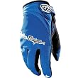 Troy Lee Designs XC Men's MX Motorcycle Gloves w/ Free B&F Heart Sticker Bundle - Blue