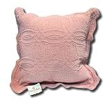 Donna Sharp Quilts Quilted Blush Velvet Julliet Decorative Throw Pillow 13201