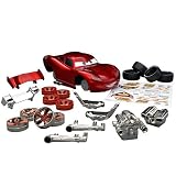 Disney Pixar Cars 2 World Grand Prix RIDEMAKERZ Lightning McQueen Deluxe Custom Kit 21 Pieces