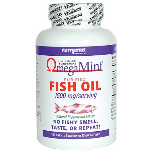Nutramax Omega Mint Fish Oil -- 1750 mg - 100 Chewable Softgels Nutramax Omega Mint Fish Oil -- 1750 mg - 100 Chewable Softgels