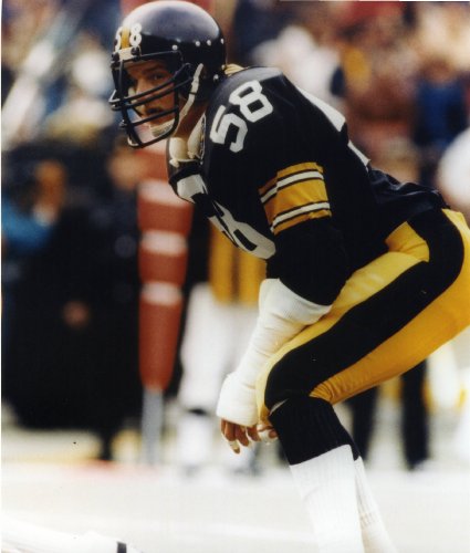 JACK LAMBERT PITTSBURGH STEELERS 8X10 SPORTS ACTION PHOTO (G)