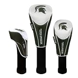 NCAA Michigan State Spartans Nylon Headcover (set of 3) Driver, Fairway, Utility