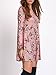 Floerns Women's Floral Printed Long Sleeve Casual Tunic Dress