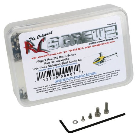 Screw Set: T-REX 250 Screw Set: T-REX 250