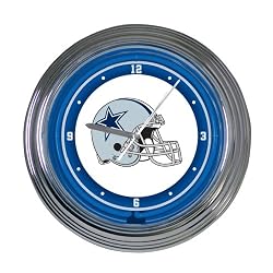 Dallas Cowboys 15 inch Neon Clock