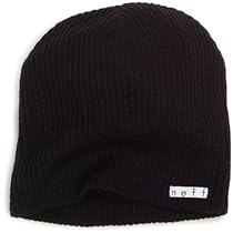 neff Men's Daily Beanie, Black, One Size
