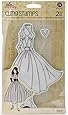 Prima Marketing Julie Nutting Mixed Media Rita Cling Rubber Stamps