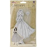 Prima Marketing Julie Nutting Mixed Media Rita Cling Rubber Stamps