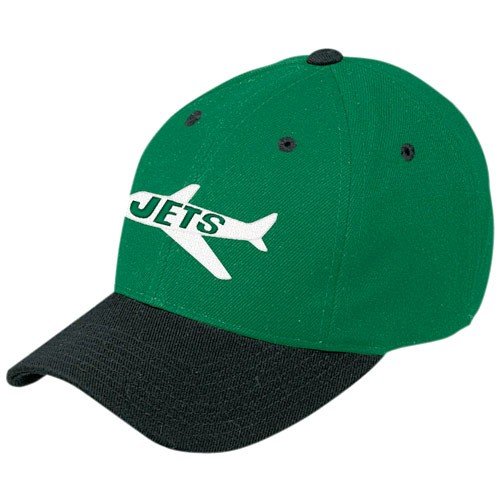 NFL Men's End Zone Retro Logo Wool Cap - N108Z (New York Jets, One Size Fits All)