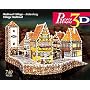 Puzz3D Wrebbit Medieval Village Rothenburg Difficult Puzzle 740 Pieces