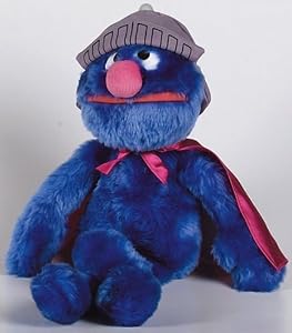 PELUCHE DE SUPERCOCO 45 CM BARRIO SESAMO SUPER GROVER PLUSH