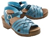 Sanita Lyra Metallic Sandal Blue