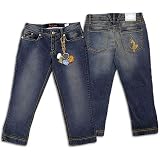 Baby Phat Women's Side Slit Skinny Capri Jean