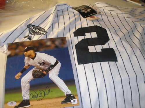 Derek Jeter Signed 8x10 with New York Yankees Jeter Jersey (Unsigned)