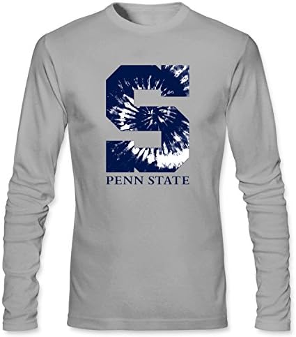 WanDi Men's Penn State University Park Fightin Beavs Long Sleeve T-shirt light grey XXL
