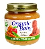 Organic Baby Organic Baby Food, Garden Vegetables, 4-Ounce Jars (Pack of 24)