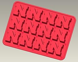 Nebraska Silicone Ice Tray / Candy Mold (2 Pack)