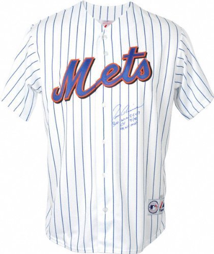 Tom Glavine Autographed Jersey | Details: New York Mets, 300 Win 8-5-07/Cy 1991/1998 & 1995 World Series MVP Inscription