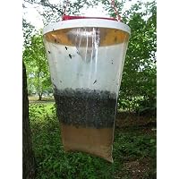 Flies be Gone Non Toxic Fly Trap (red / yellow) (10H x 7W x 7D)