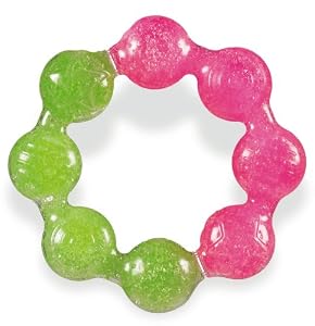Munchkin Fun Ice Soothing Ring Teether, Colors May Vary by Munchkin