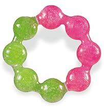 Munchkin Fun Ice Soothing Ring Teether, Colors May Vary