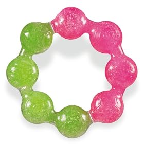 Munchkin Fun Ice Soothing Ring Teether, Colors May Vary