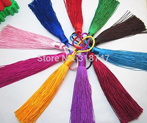 12cm Polyester Charm Tassel Fitting 10pcs/lot(1pc/color)