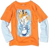 City Threads Boys 2-7 Tattoo Sun Guitar Twofer Double Layer Tee