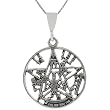 Sterling Silver Tetragrammaton Necklace