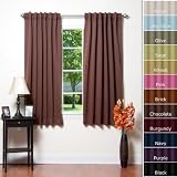 Solid Thermal Insulated Blackout Curtain 63