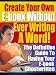 The Definitive Guide To Creating Your Own Ebook Without Ever Writing One Word!