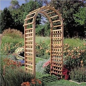 36 Cedar Garden Arbor by 