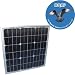 HQRP 20W Mono-crystalline Solar Panel 20 Watt 12 Volt in Anodized Aluminum Frame Square shape plus H
