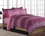 Girls Teen Hot Pink Zebra Print Comforter Set
