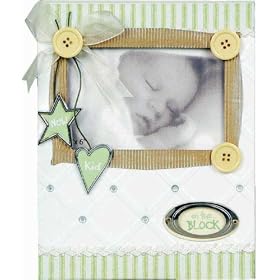 Click here to buy Babies Picture Frame New Kid on the Block- Gender... by LaurenGrace Designs.