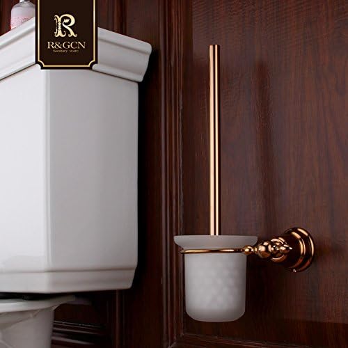 European antique toilet / toilet brush / stainless steel pendant //