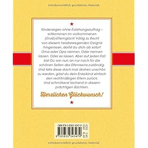 Herzlichen Glückwunsch zum Enkelkind!