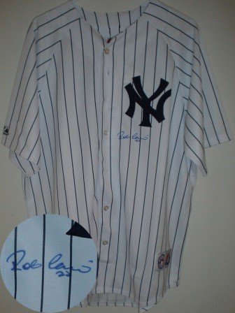 Robinson Cano Autographed/Hand Signed authentic New York Yankees Jersey